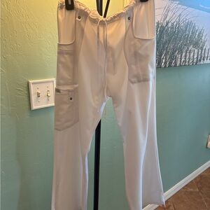 Women’s White Drawstring Pants